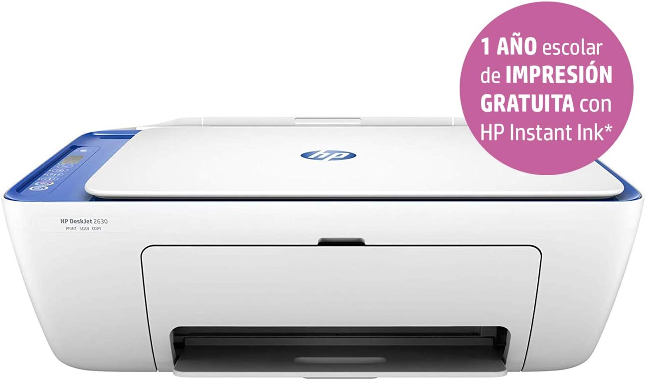 HP Deskjet 2630 – Impresora Multifunción Inalámbrica Color Blanco y Azul +  N9K07AE 304XL Cartucho de Tinta Original de Alto Rendimiento, 1 Unidad,  Tricolor (Cian, Magenta, Amarillo) : Amazon.es: Informática