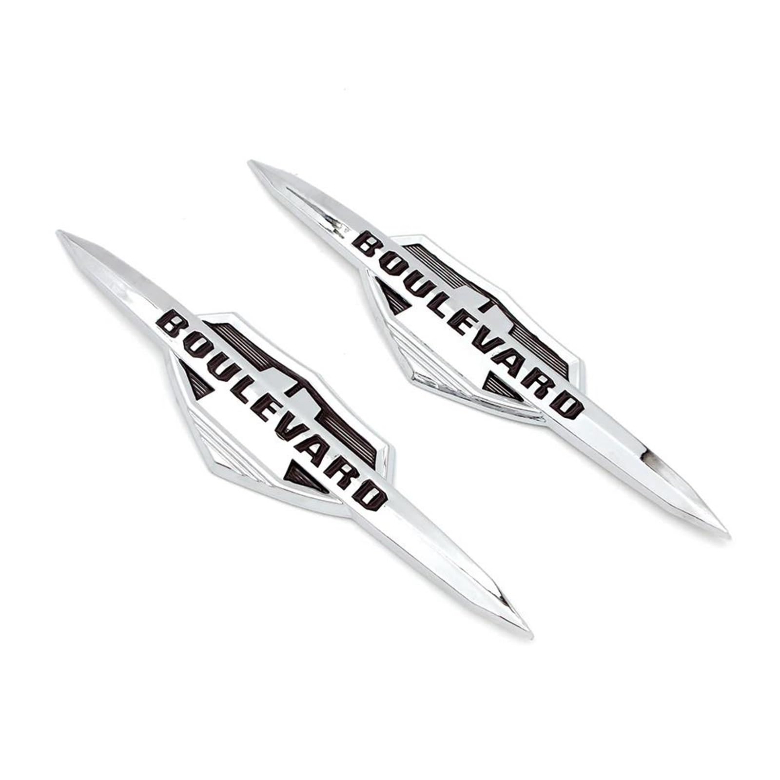 1 Pair Motorcycle Fuel Tank Side Sticker Motor Body Plastic Emblem Badge Decal for Suzuki Boulevard C50 C90 M50 M90 C4109R M109R