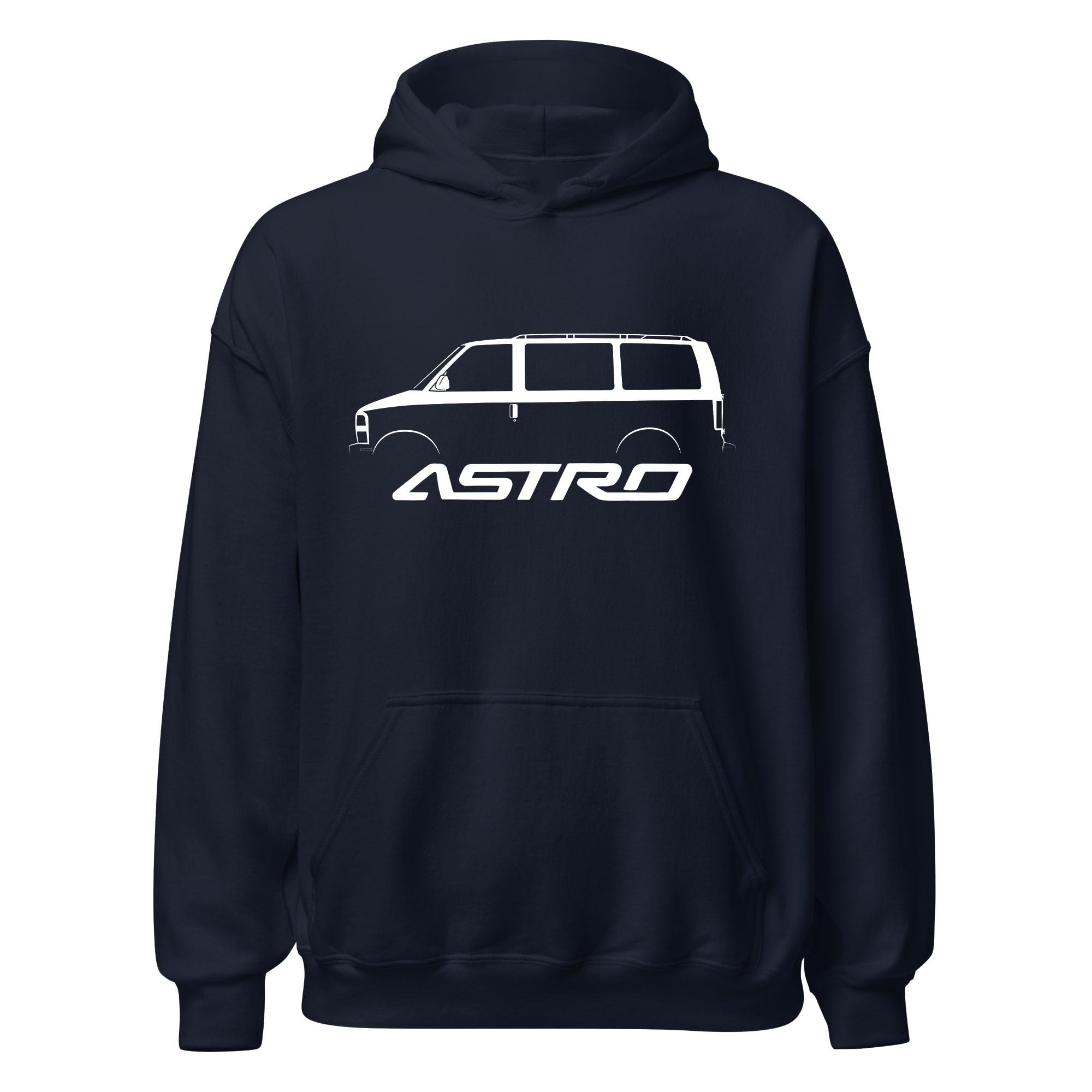 1995 Astrovan Silhouette bluza z kapturem – retro klasyczna odzież dla entuzjastów furgonetki