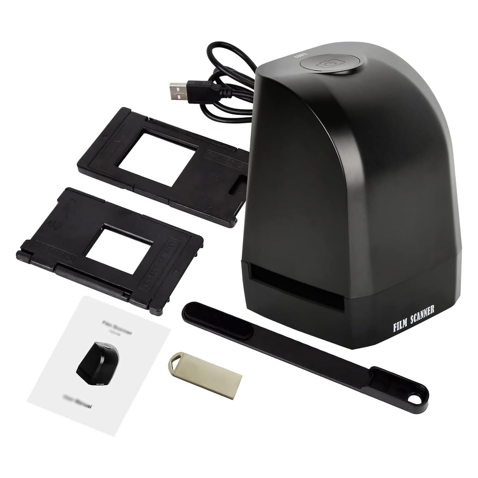 NGARY Scanner per Pellicole Portatile, Scanner per Pellicole per Diapositive, Convertitore di Pellicole Digitali Ad Alta Risoluzione, Converte Negativi E Diapositive da 35 Mm, 135 Mm in Immagini JPEG