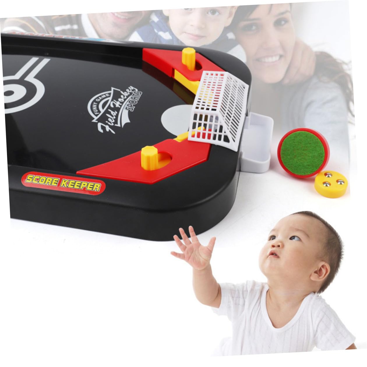 Mikinona Jeu de Hockey sur Glace et Baby-Foot pour Garçon et Filles, Table