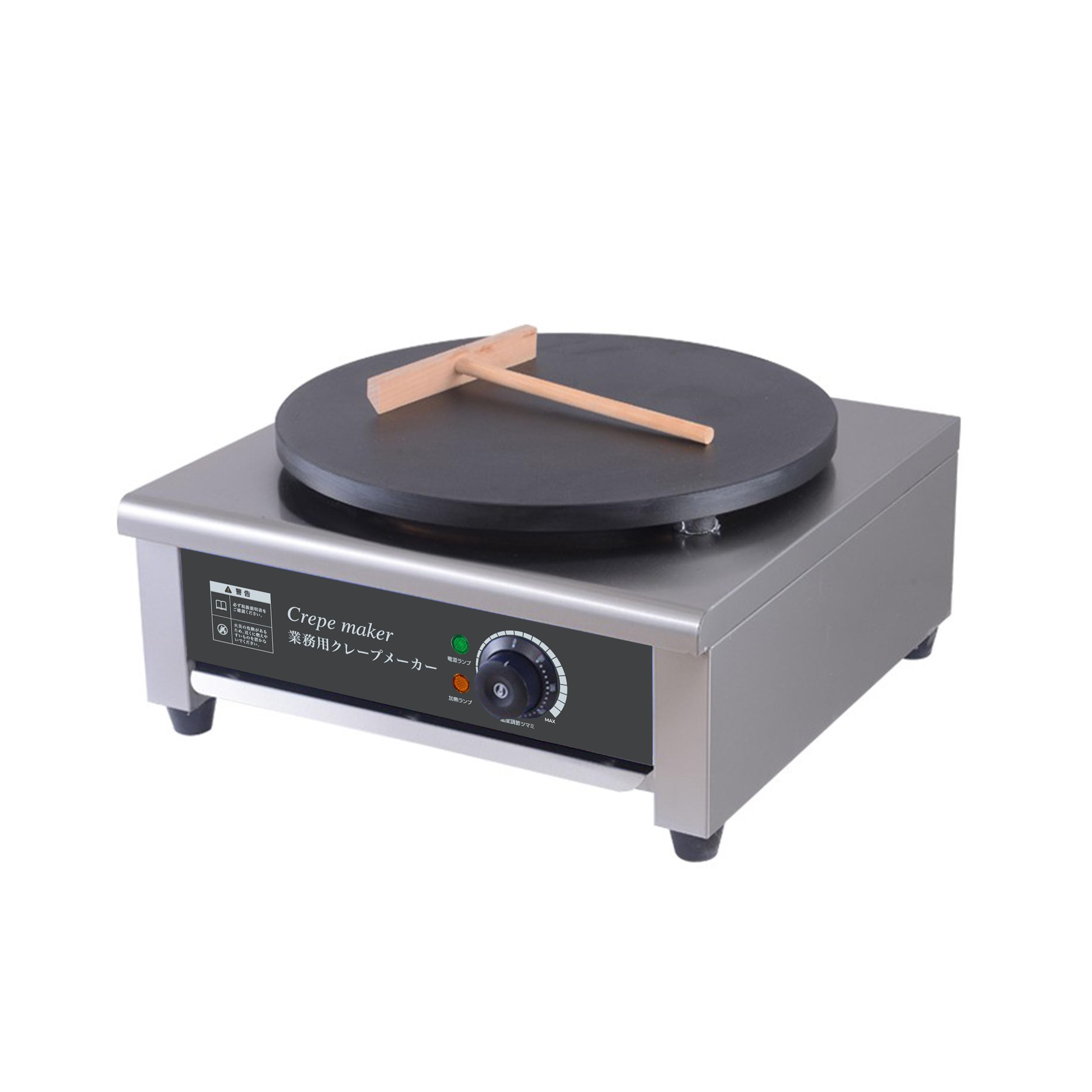 Amazon | FOVNY 業務用クレープメーカー 温度調節可能 50-300  