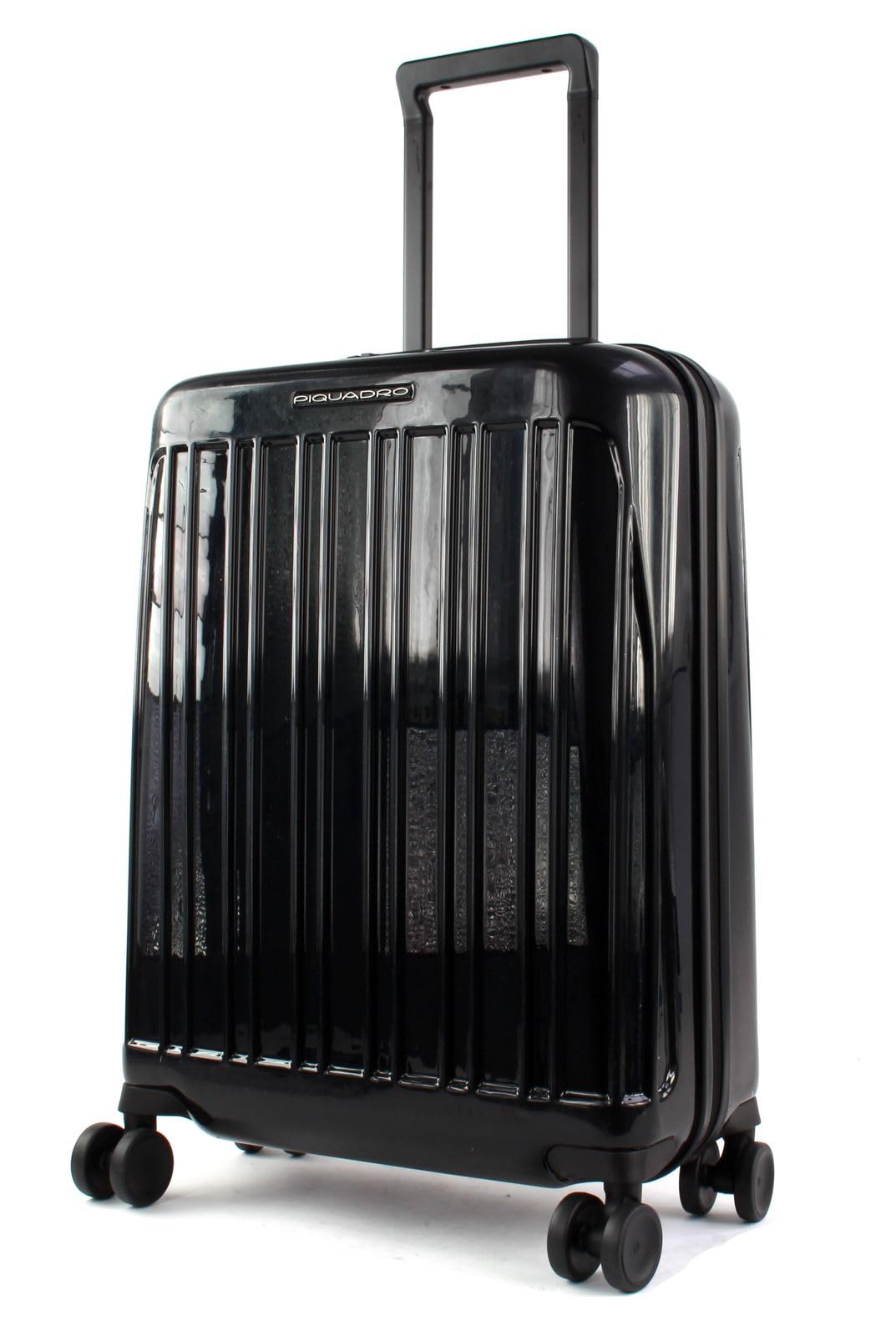 PIQUADRO Seeker Maleta de Cabina 4 Ruedas 55 cm, Negro, 55 cm