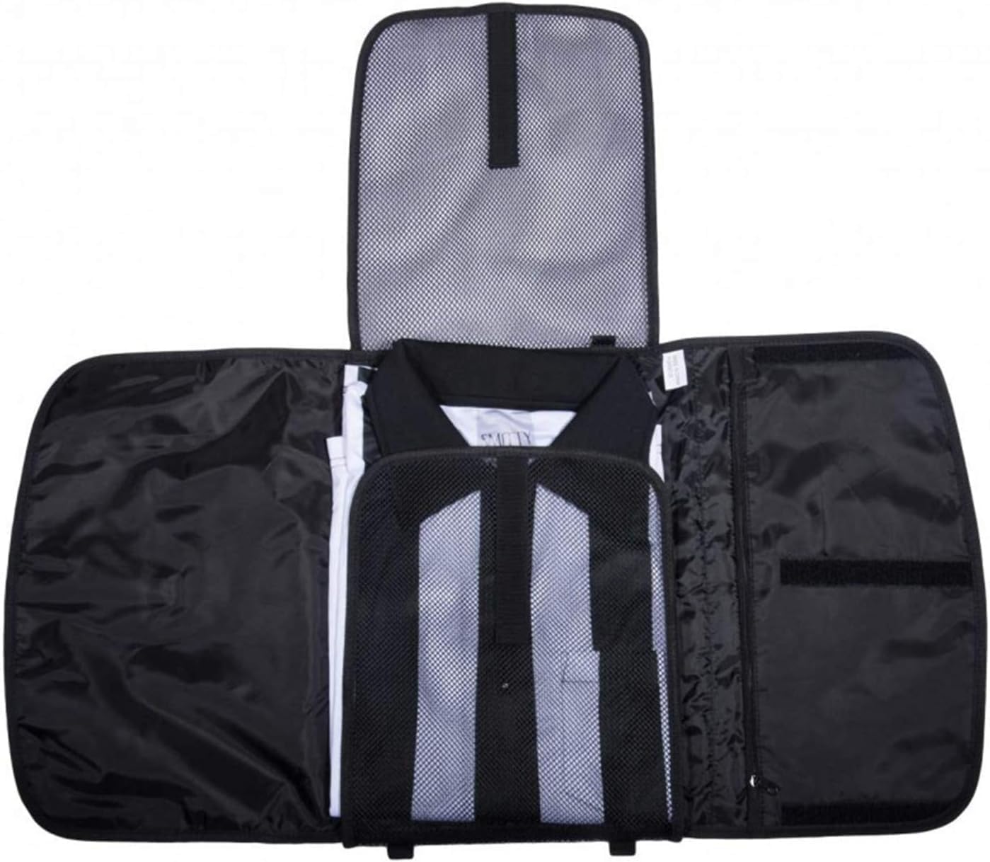 Smitty ACS-TFE Black Texas Fold 'Em Bag | Garment-Preserving Referee Essential Official Football Basketball Baseball