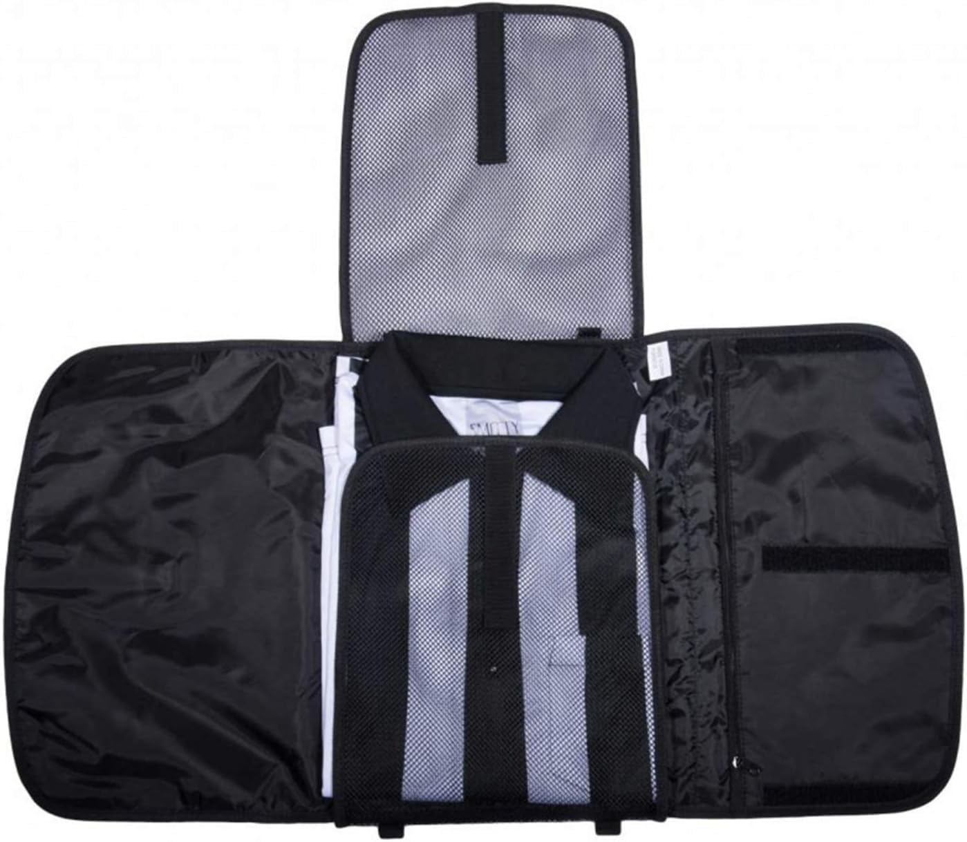 Smitty ACS-TFE Black Texas Fold 'Em Bag | Garment-Preserving Referee Essential Official Football Basketball Baseball