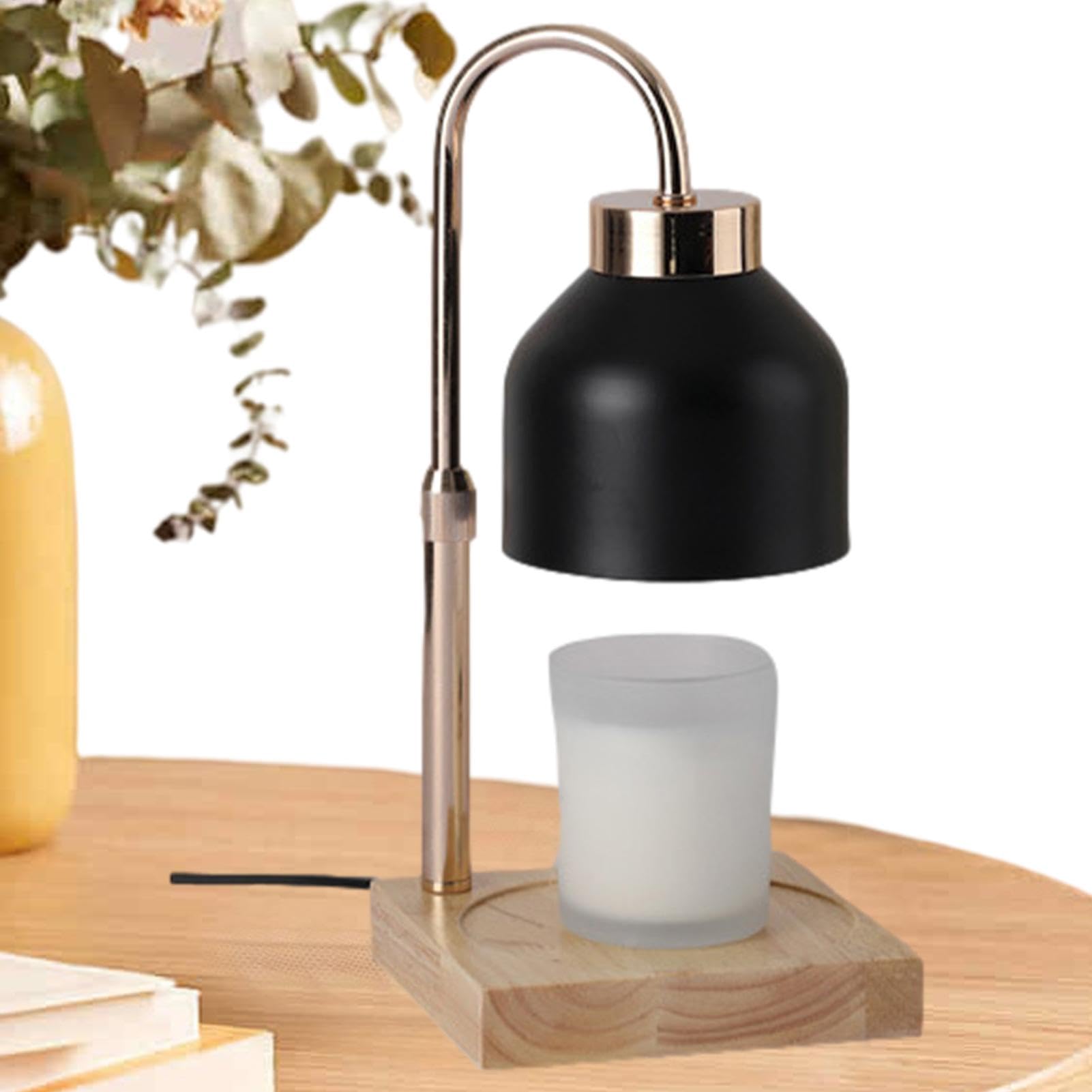 Lámpara calentadora de velas eléctrica,Calentador de lámpara con velas, Lámpara de aromaterapia Lámpara de mesa multifuncional, Lámpara calentadora de velas, lámpara de mesa de moda para sala de estar