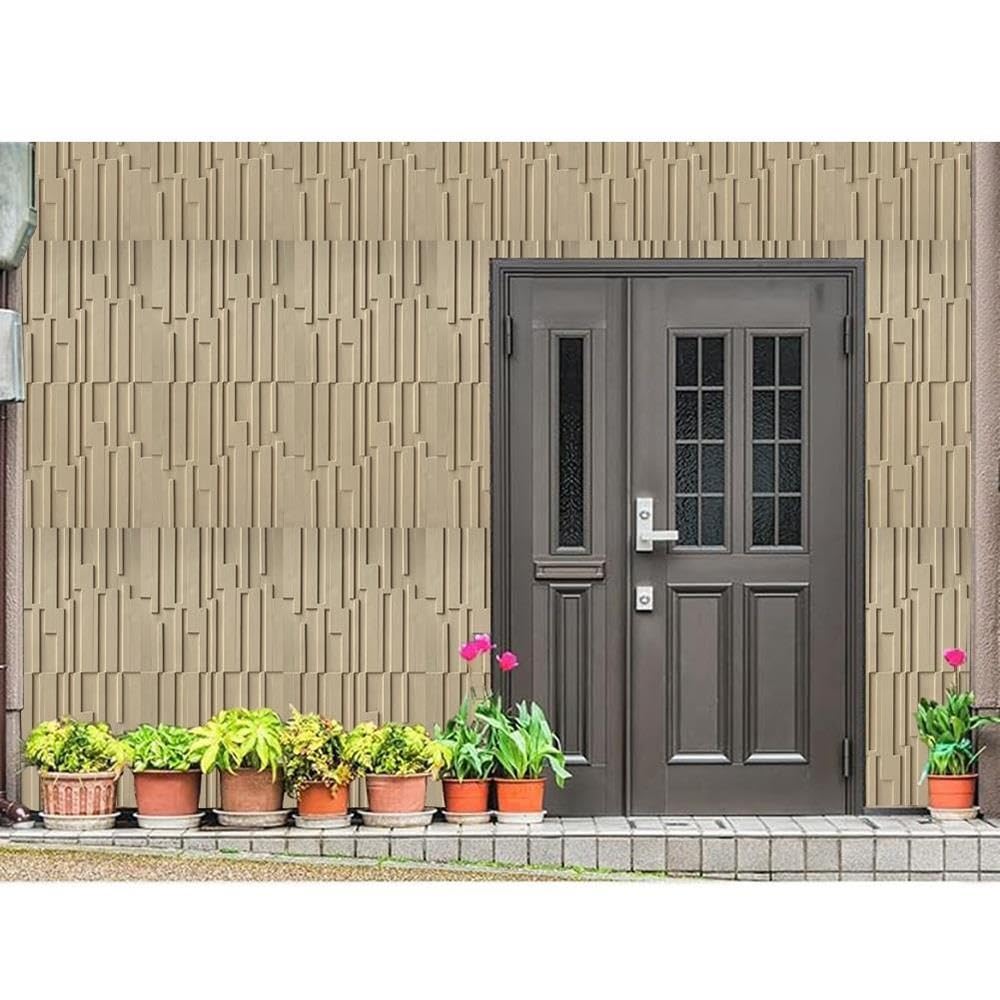 Pannelli murali 3D effetto pietra per interni, Rivestimento murale leggero
