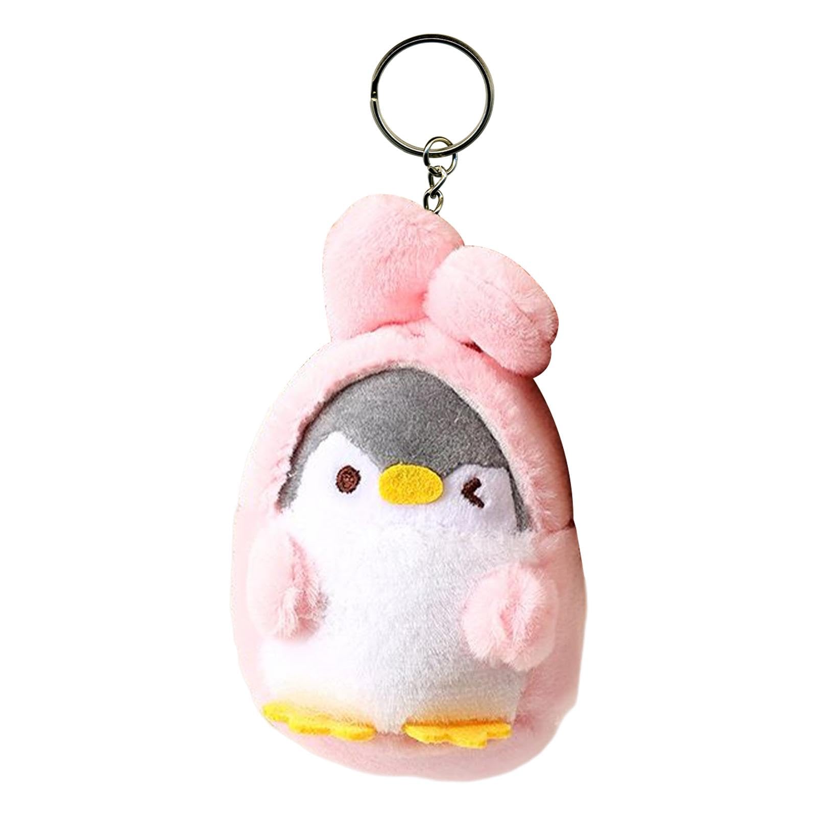 LOOM TREE® Creative Penguin Doll Keychain Adorable Lovely Pendant