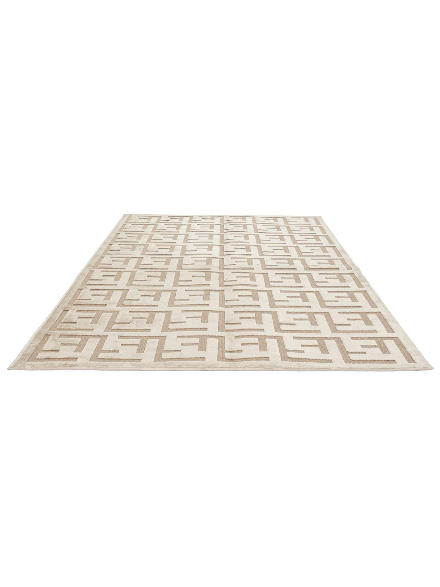 RugVista Dakari Tappeto, 160 x 230 cm, Beige | Rettangolare, Pelo medio, Lavabile solo a secco, Oeko-Tex 100