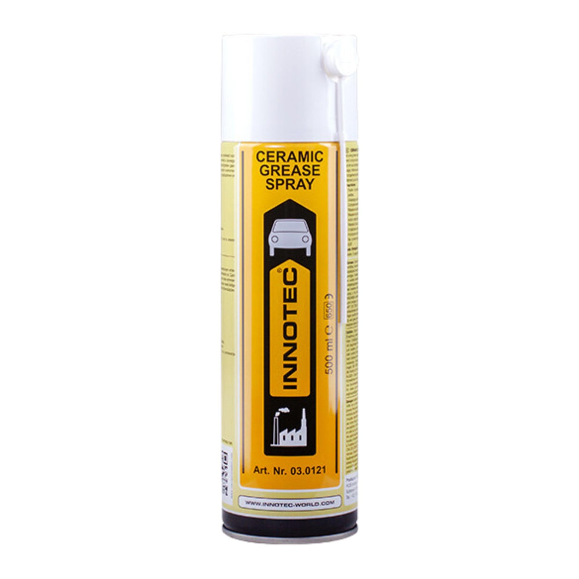 Innotec Ceramic Grease Spray – Grasso ceramico resistente alla pressione – Lubrificante ad alta temperatura per carichi estremi – Montaggio e manutenzione di freni, sistemi di scarico e parti di