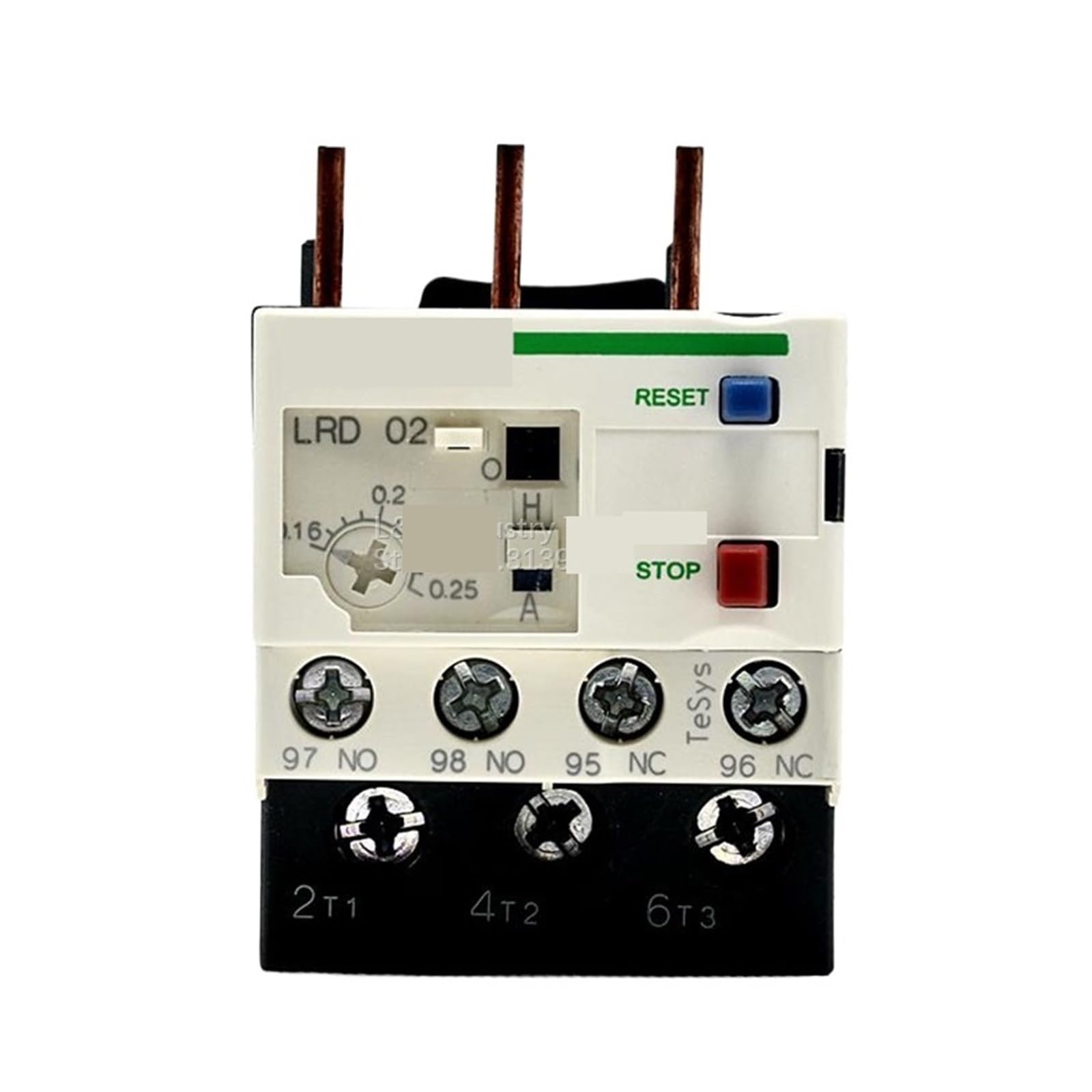 QEFHSVVZE TeSys LR-D02C Contactor LRD02C 0.16-0.25A Adjustable Thermal Overload Relay