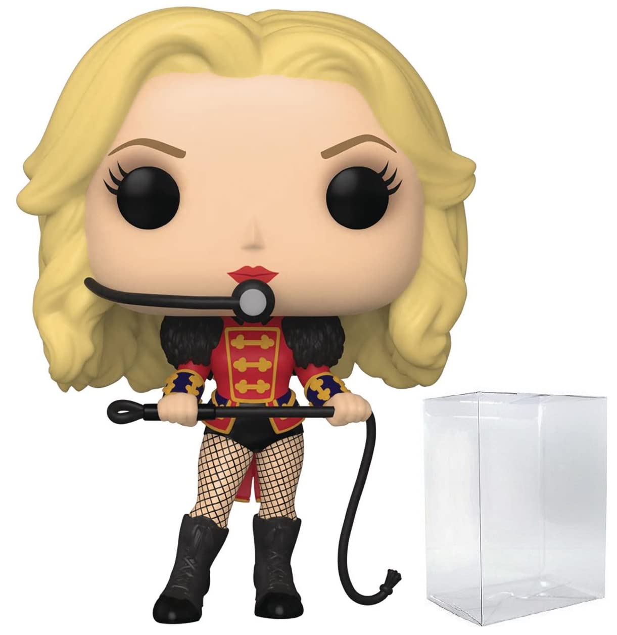 POP Britney Spears - Circus (Ringleader) Funko Vinyl Figure (Bundled with Compatible Box Protector Case), Multicolor, 3.75 inches