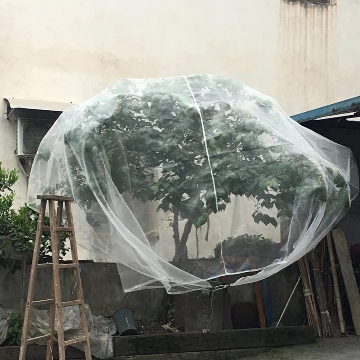 Filet de jardin en maille de qualité supérieure - 1 m x 15 m - Protection légère pour plantes vétérinaires, fleurs, cultures et fruits - Facile à utiliser - Filet de couverture de jardin pour une