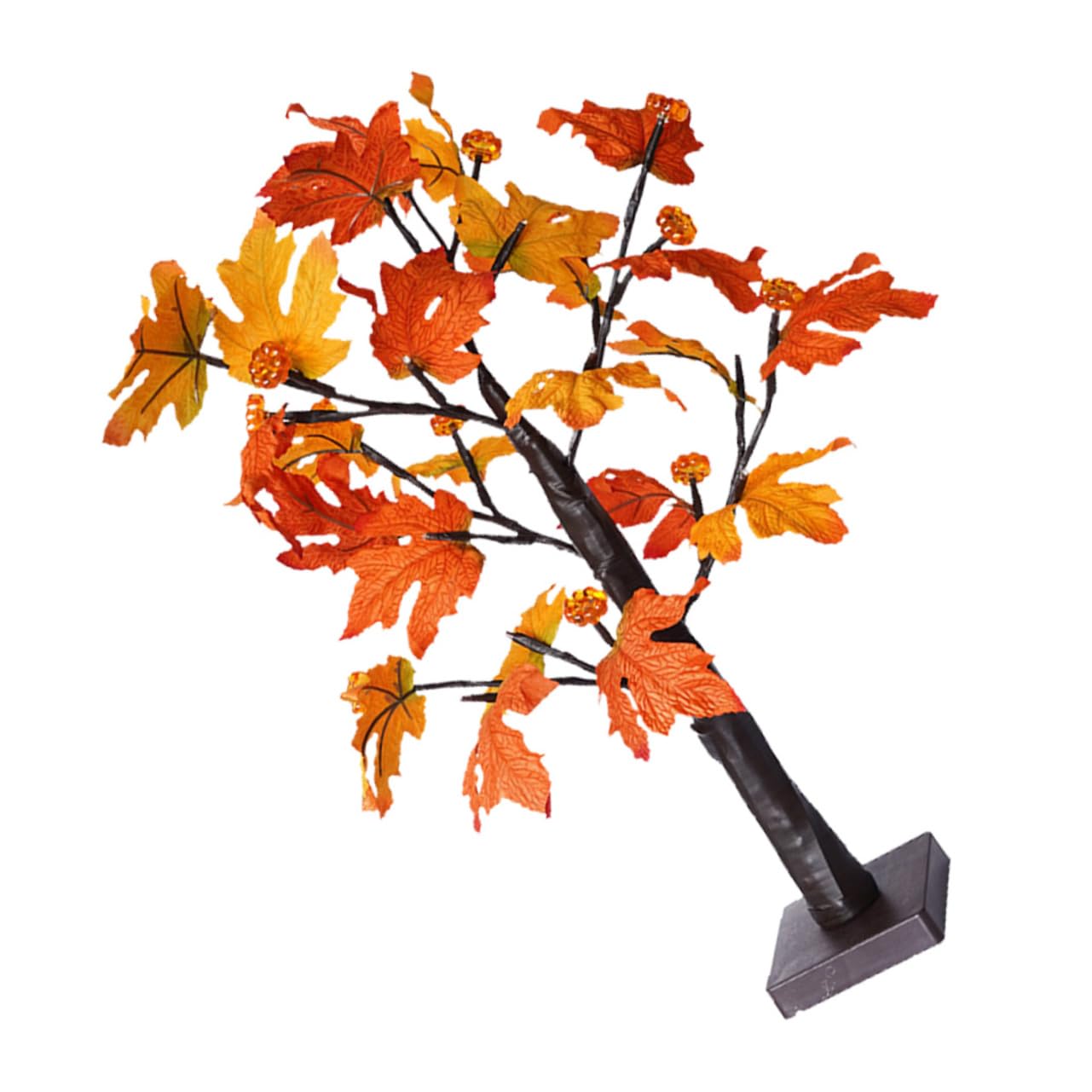 Healifty Chic Maple Branch Light Decorative Lamp for Indoor Home Decor for Festivals Parties Warm Color Space Saving Design No Batteries Included