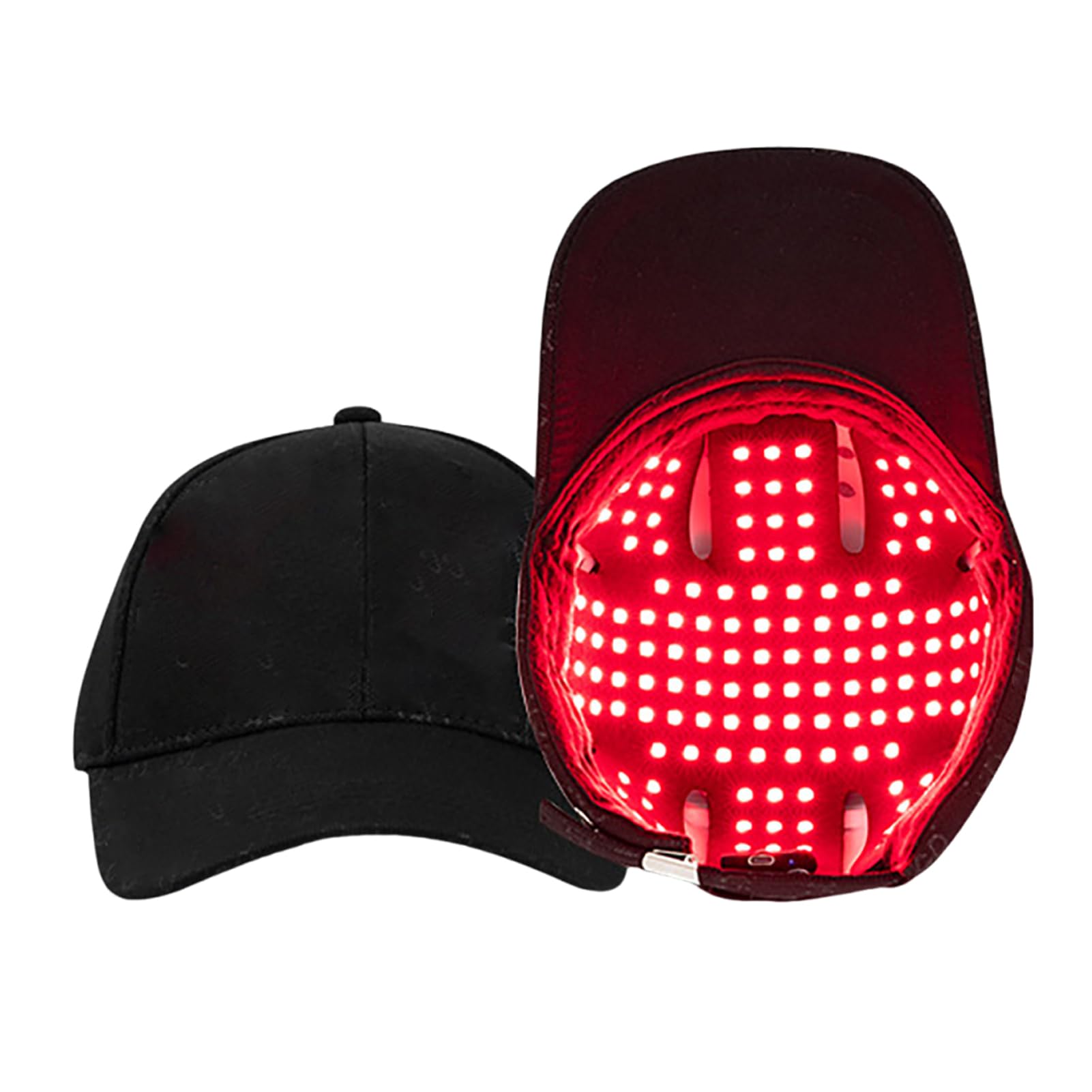 GOURIXIN Terapia de luz roja para el Crecimiento del Cabello, Equipo LLLT de 650 nm/850 nm/420 NM, Gorro para el recrecimiento del Cabello, 160 LED, tamaño Ajustable