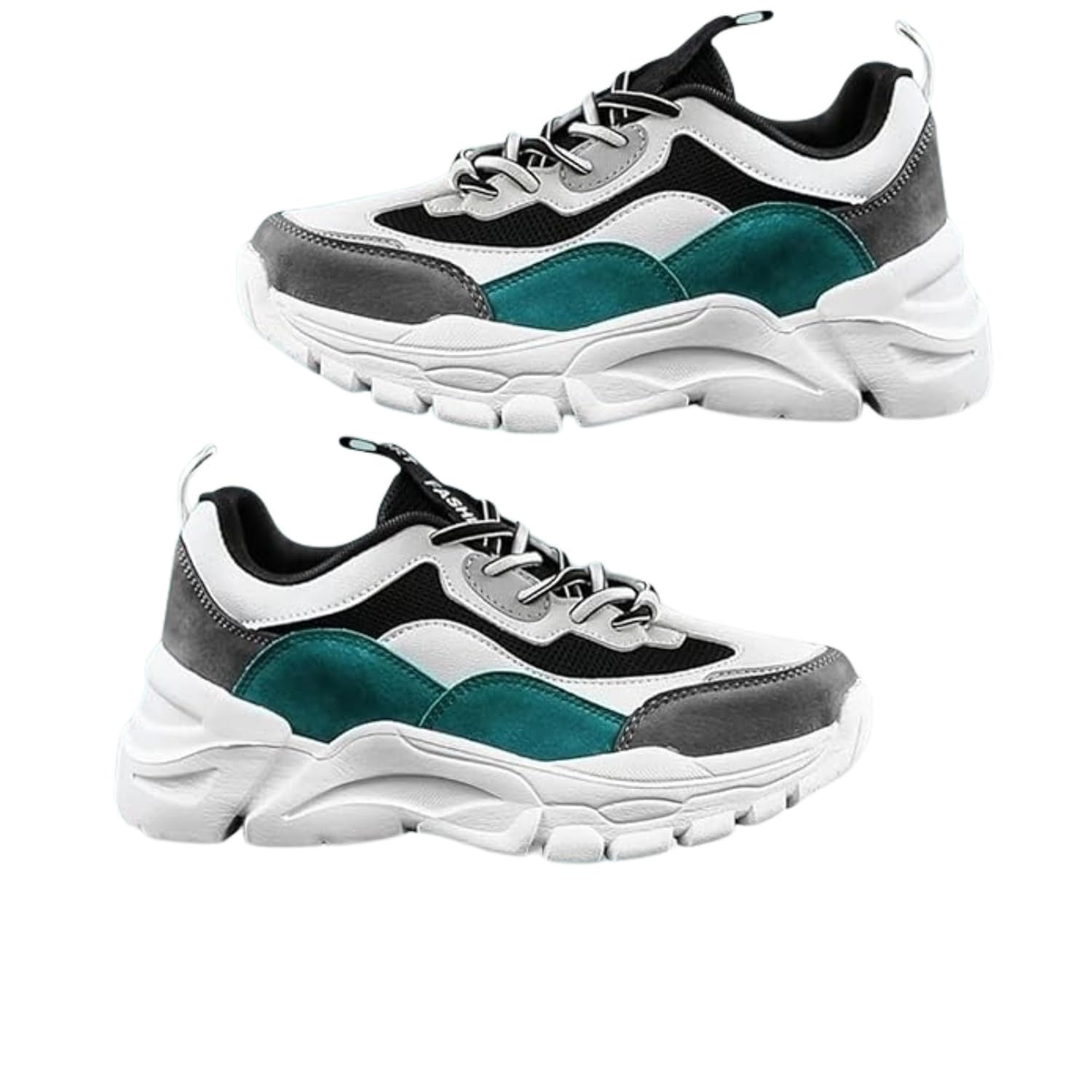 Shozie Womens Casual Sneaker Shoes | Mesh Casual Shoes, Shoes for Womens and Girls | White Green Black | Size- 6 (B0CYWYCWSQ) Amazon Price History, Amazon Price Tracker