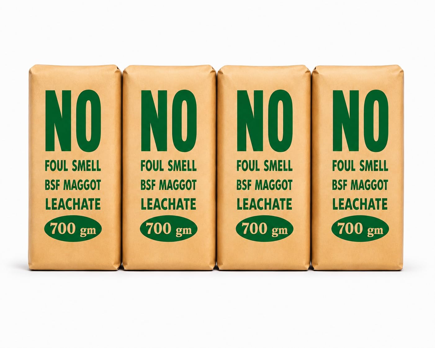 Omega Bioclean and Grow Composting Brick,Enoculam for Kitchen Waste Composting 1 Unit = 700 gm (Pack of 4)-picture-24