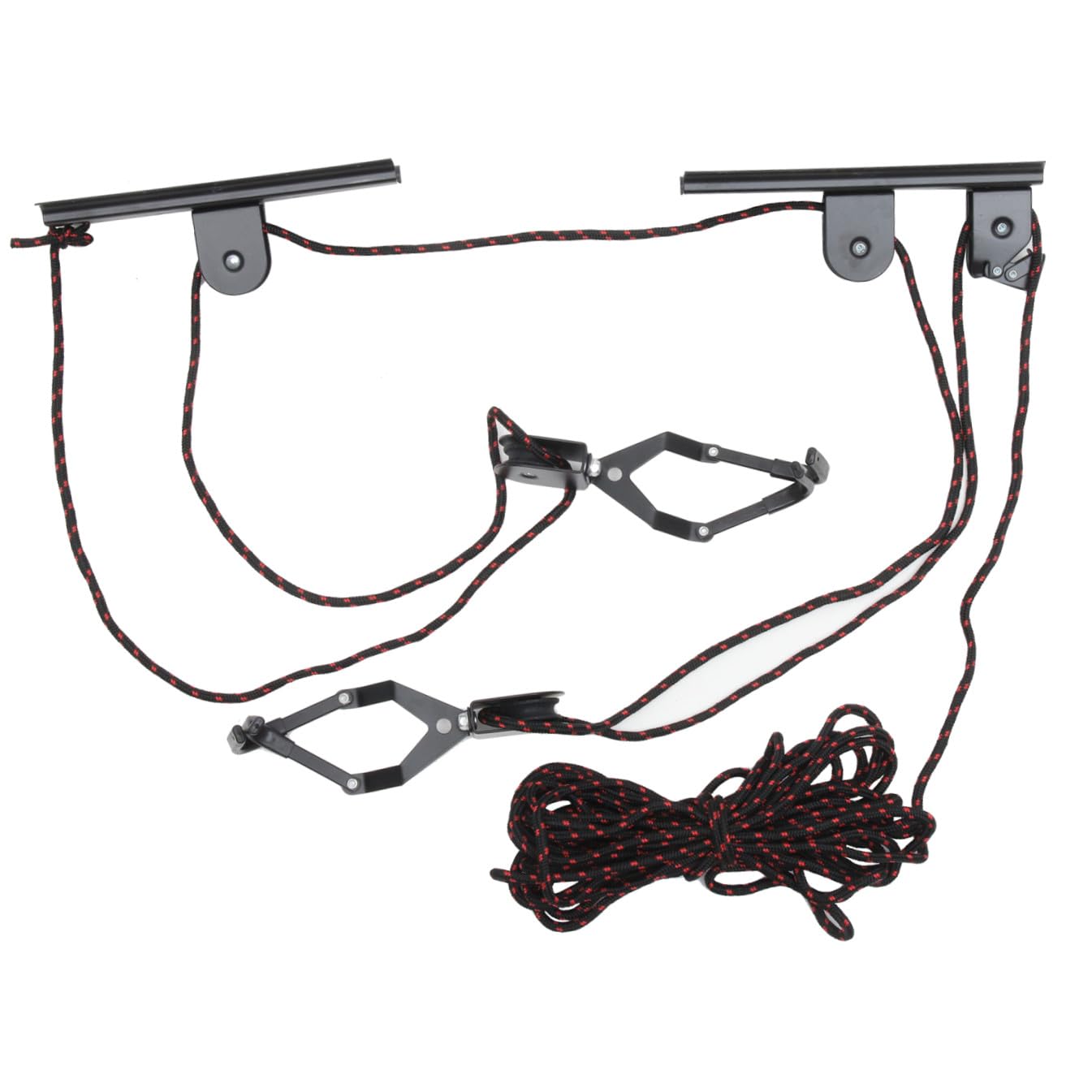 Soporte Colgante para Bicicleta de Pared y Techo, Negro, Interior