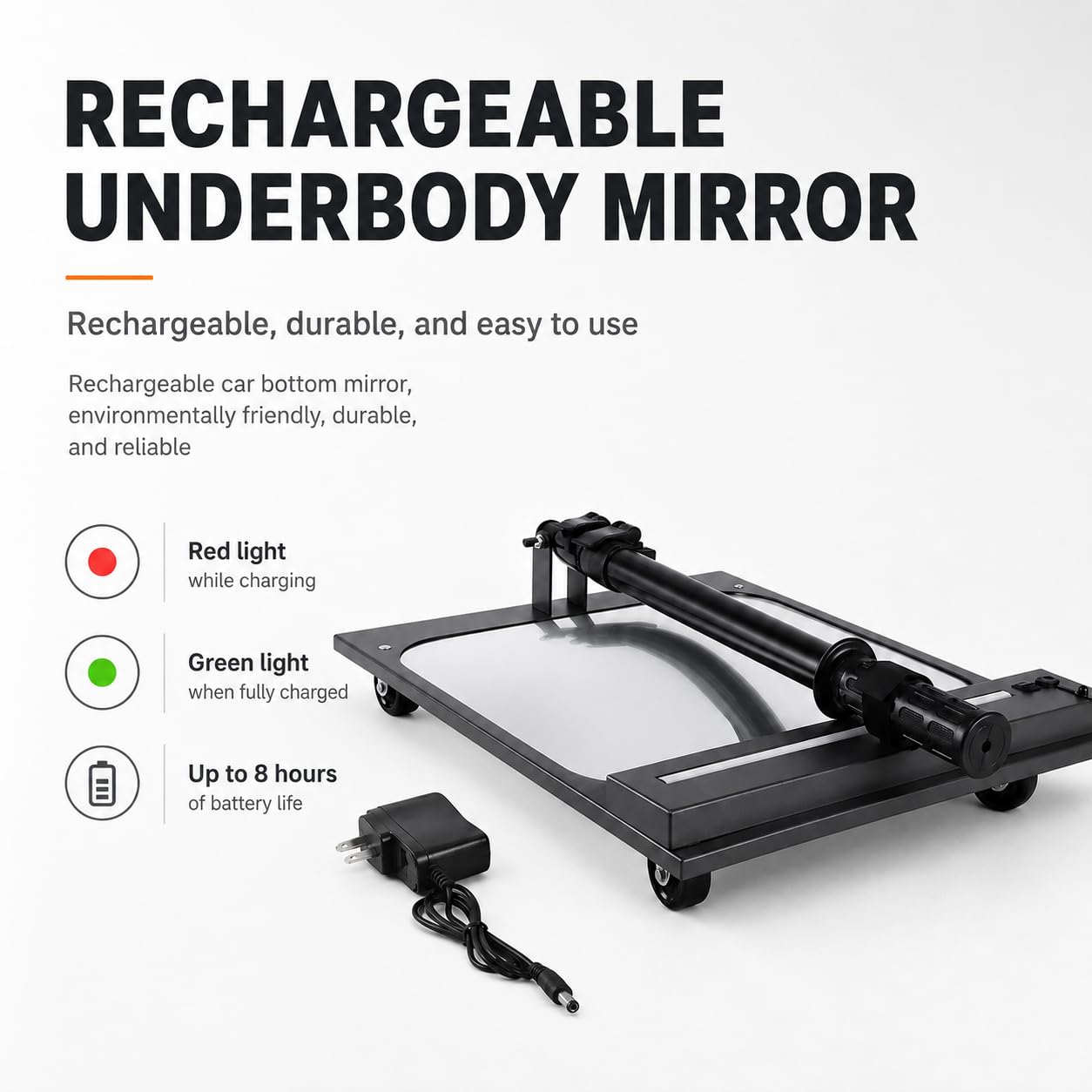 Nouveau Miroir d'inspection de véhicule avec Roue Universelle