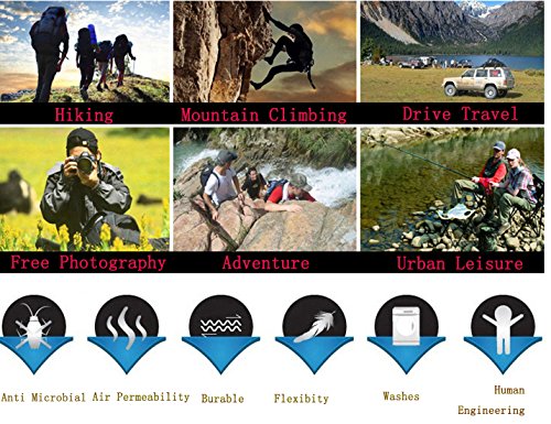 Flygo Zhusheng Men's Mesh 16 Pockets Photography Fishing Travel Outdoor Quick Dry Vest Breathable Waistcoat Jackets (Medium, Navy Blue) #TOP6