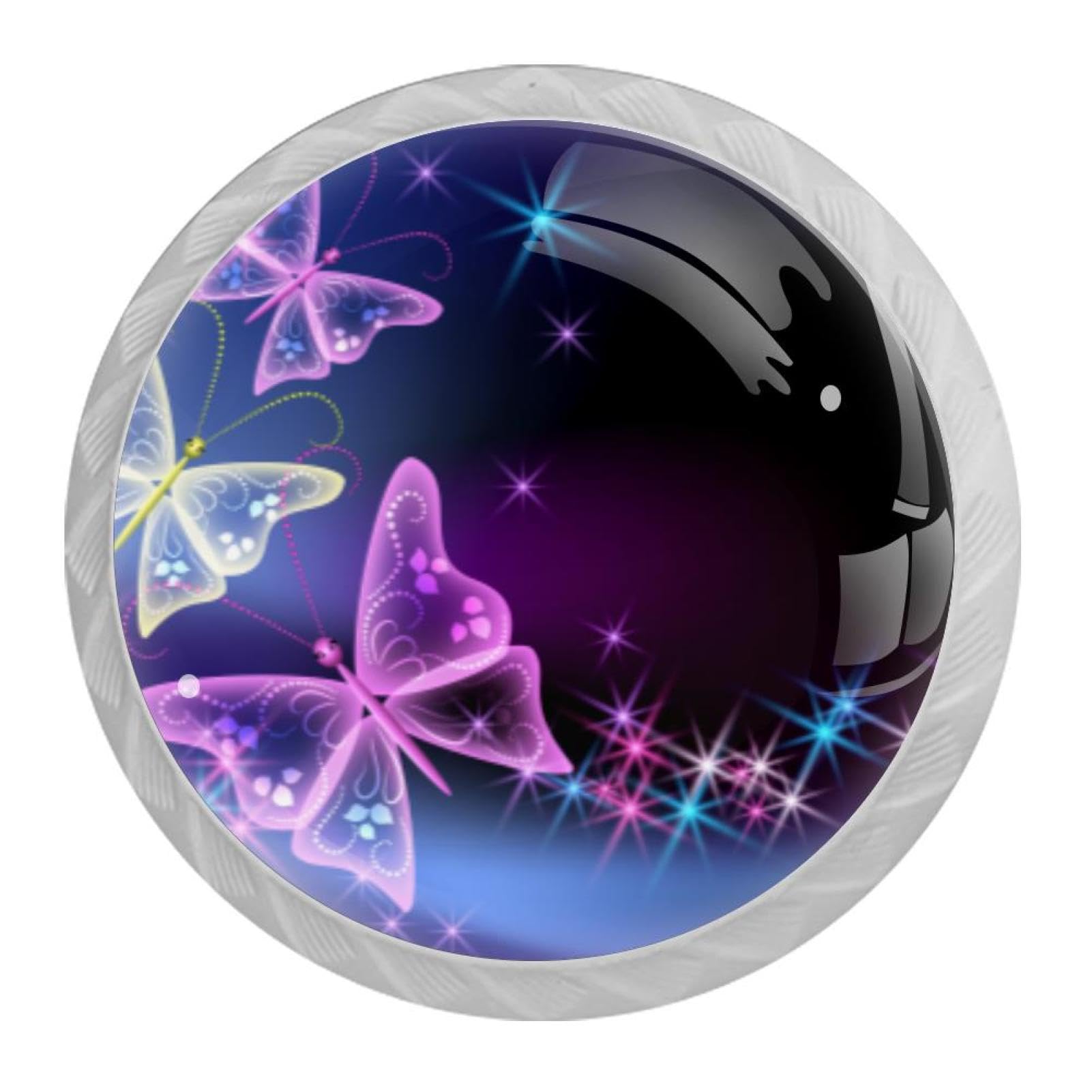 Tqmspg Multi Purple Butterfly