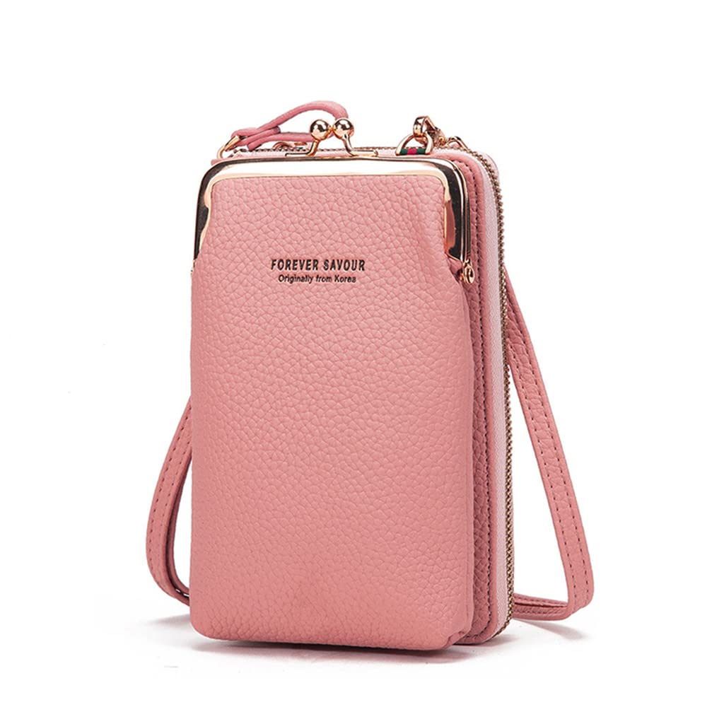 PALAY Sling Bags For Women Stylish Phone Pouch With Back Touch Screen Cell Phone Bag Pu Leather Crossbody Bags Women Purse Wallet,Pink (B0B9S7TRYD) Amazon Price History, Amazon Price Tracker