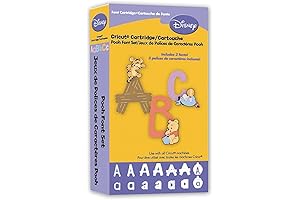 Cricut Disney Cartridge: Enchanting Pooh Font Set