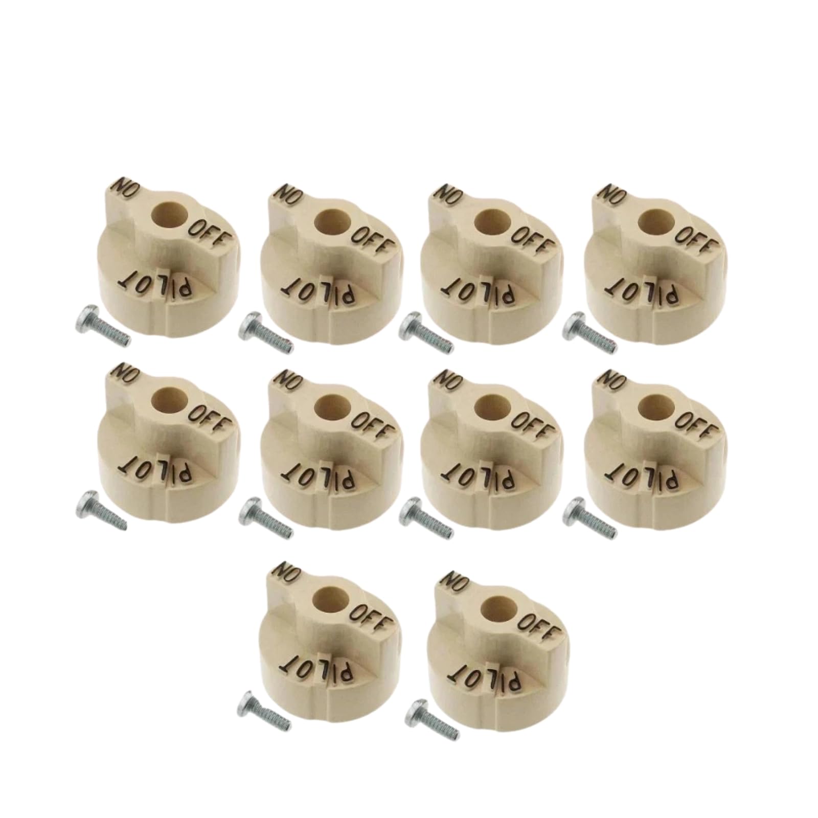 Henny Penny Fryer Gas Valve Pilot Beige Knob Imperial Elite PITCO Falcon (Pack of 10)