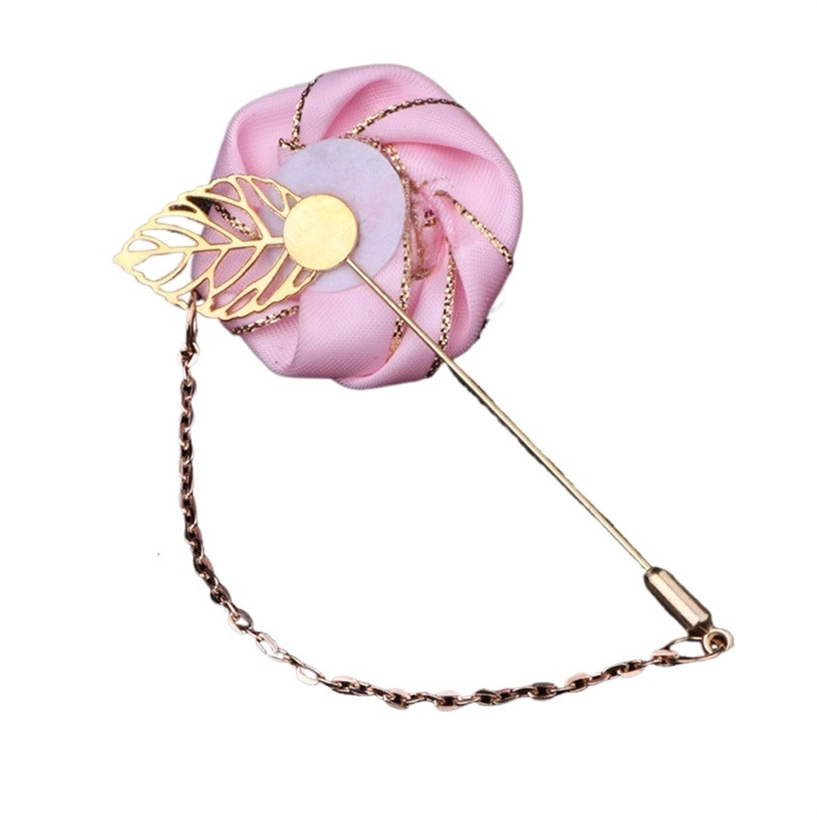 Hochzeit Corsage 10 STÜCKE Groomsmen Boutonniere Hochzeit Corsage Bräutigam Brosche Pins Seide Rose Blume Bräutigam Revers Pin Männer Anzug Hochzeit Zubehör(Grey)