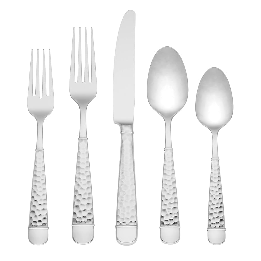 Amazon.com | Lenox Eastwood 65-Piece Flatware Set, 12.45 LB
