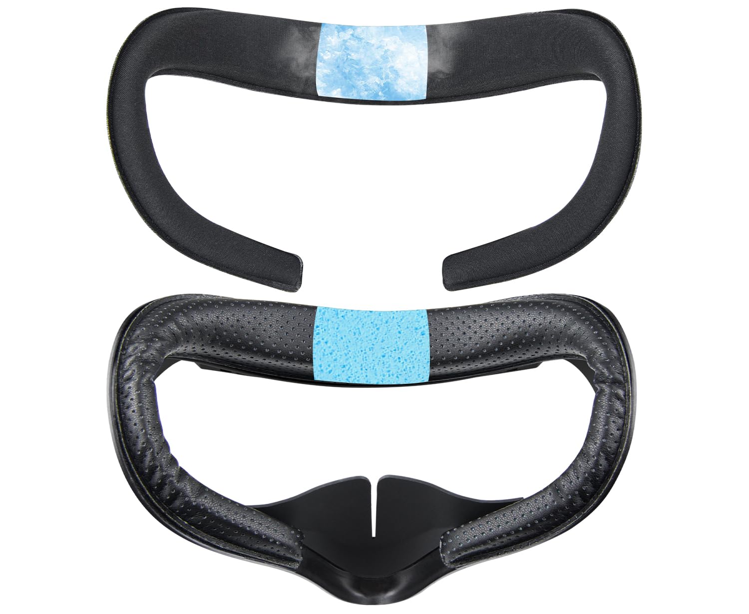 SOULWIT 2 Pièces Gel de Refroidissement Face Cover Pad pour Meta Quest 2, Remplacement pour VR Casques