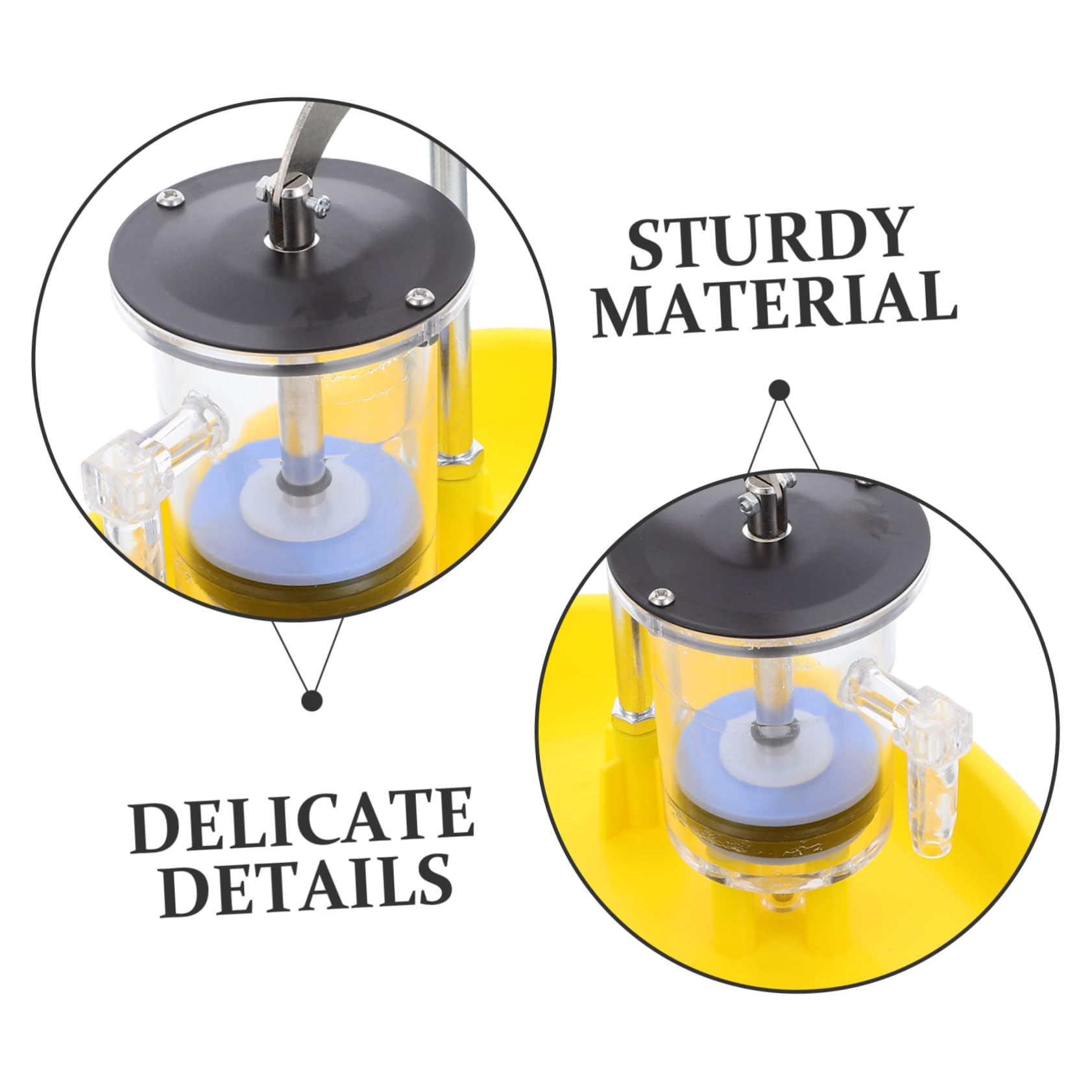 Hohopeti Modelo de Bomba Manual para Experimentos Físicos Juguete Educativo Stem Modelo Didáctico de Bomba de Agua para Enseñanza Aula Kit DIY para Experimentos de Física y Ciencia