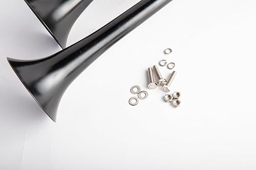 Miniatura 4 de Cuatro trompeta cuerno fuerte V003AV003AB (negro)