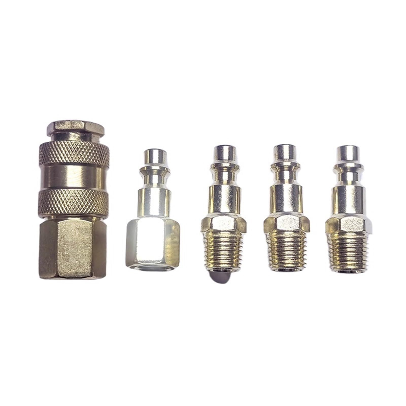 Padgcnor One Color Air Line Connectors Air Hose Fittings Thread Pneumatic Quick Connector Rapiditie For Coupling Compressor Accessories Release Fitting