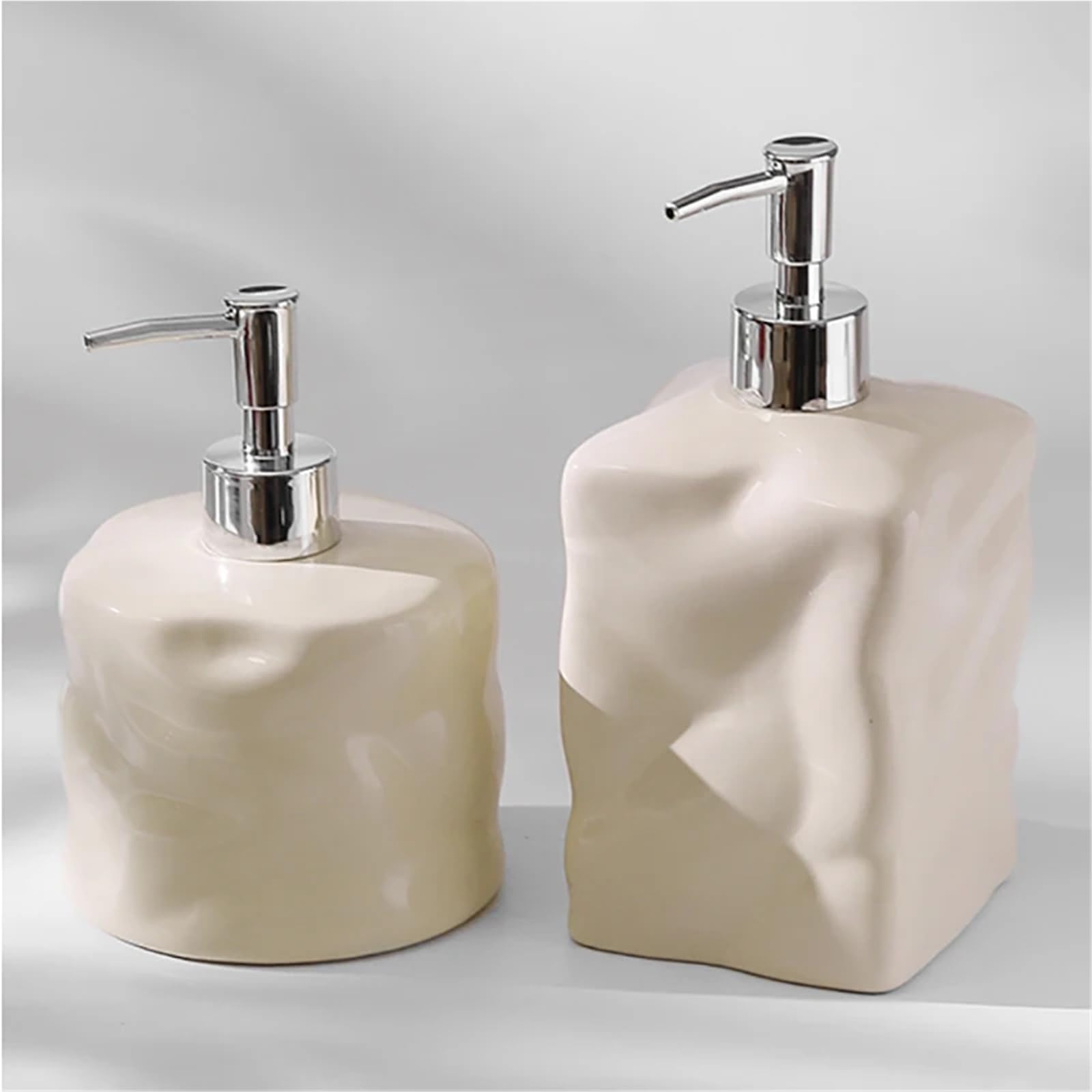 Keramik-Lotionsflasche, 600 ml, Hotel-Händedesinfektionsmittelspender | 600 ml großes Fassungsvermögen, Hotel-Duschgel-Shampoo-Spender