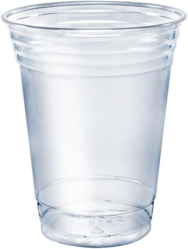 SOLO Cup Company - Vasos de plástico para fiestas, transparentes, 12 onzas (paquete de 50)