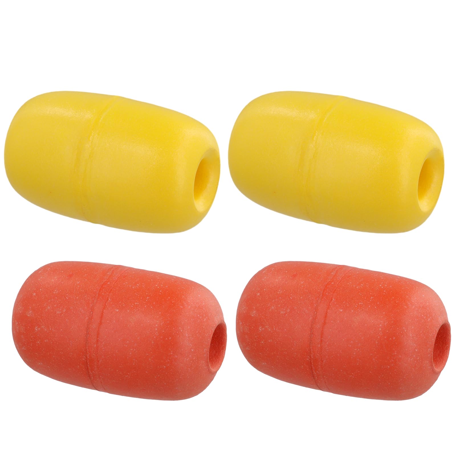 4 PCS Deep Water Floats, Crab Trap Floats, 4.3” x 2.8” Oval Water Floats, Fishing Marker Buoys, Kayak Stabilizers, Marine Rope Floats for Fishing Locating, Anchor Lines, Swimming Pools