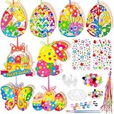 Decoración de Pascua versátil: este kit de bricolaje de Pascua para adultos ofrece una relajación creativa. Las obras de arte terminadas decoran la casa, el jardín, el salón o la mesa de Pascua. Perfecto también como regalo personal de Pascua para familiares y amigos.