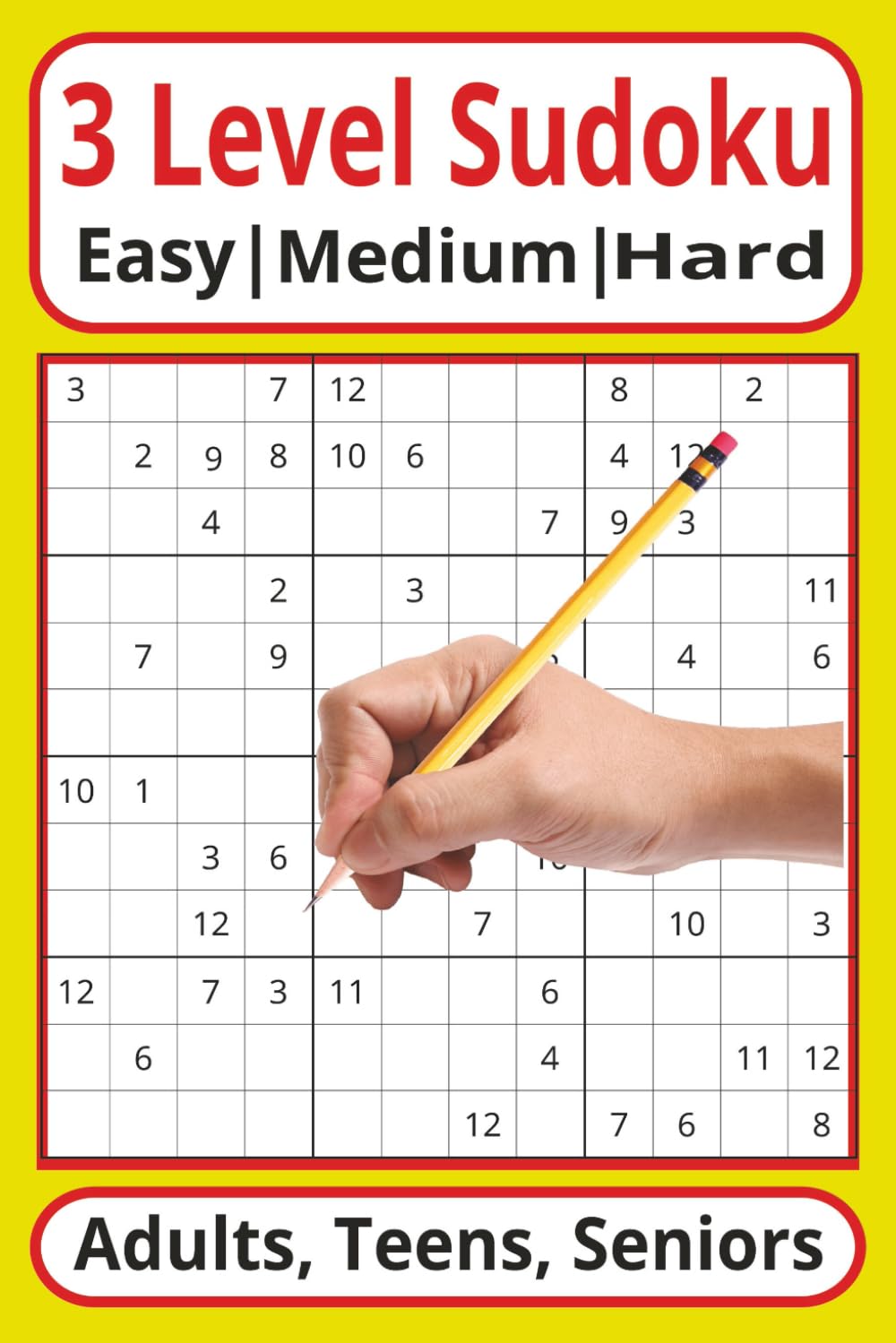 Word Scramble: 150 carefully crafted word puzzles, 3 Levels, Solutions Included, Easy to read print, For birthdays, holidays, or any occasion.