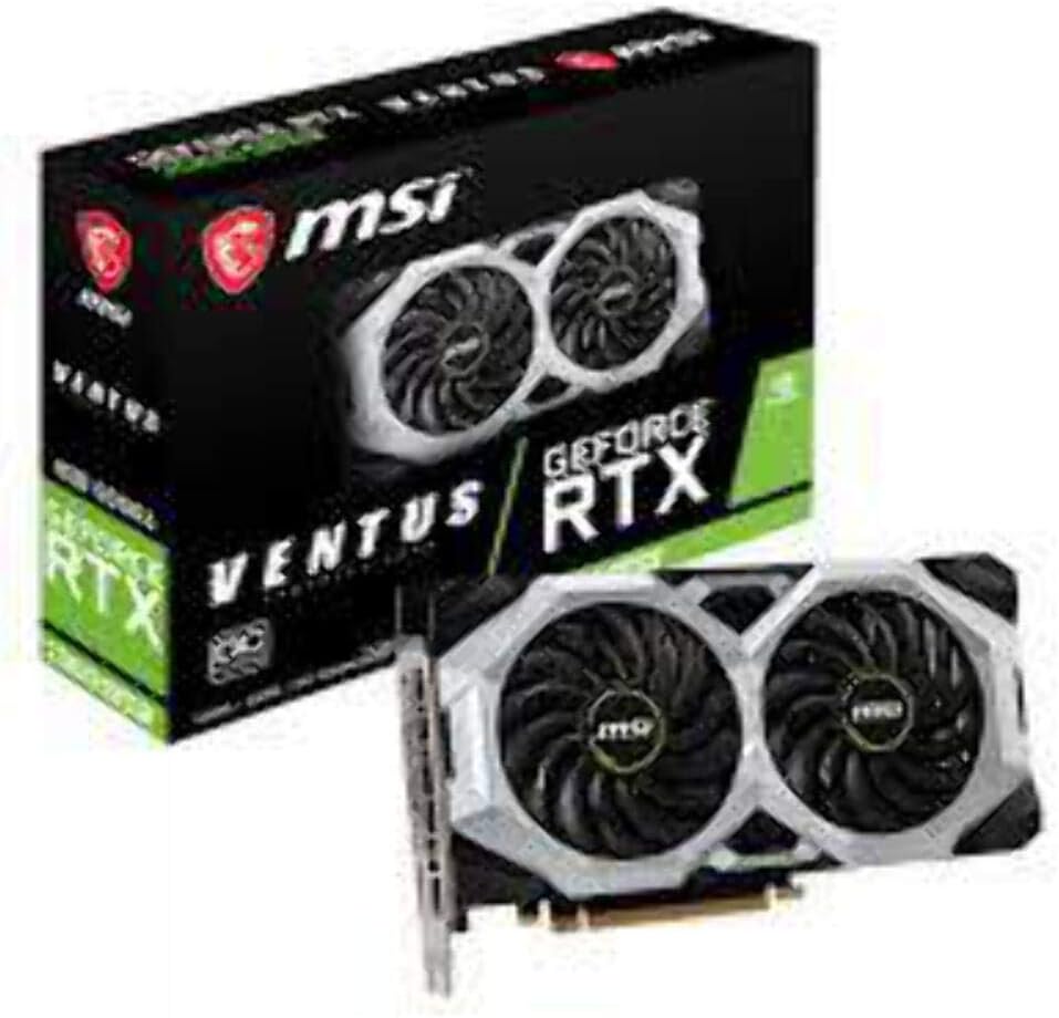 MSI Gaming GeForce RTX 2060 Super 8GB GDRR6 256-bit HDMI/DP G-SYNC Turing Architecture Overclocked Graphics Card (RTX 2060 Super Ventus OC)