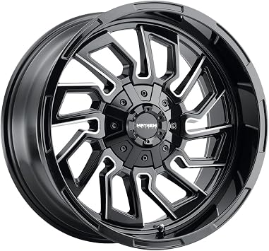 Mayhem 8111-2152BM Flywheel 8111 Gloss Black/Milled Spokes 20X10 5-127/5-139.7 -19mm 87.1mm