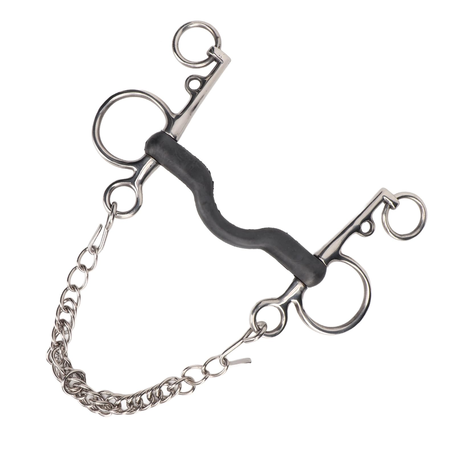 Shanrya Broca para Boca de Caballo, Pulido Manual Seguro para Accesorios para Caballos (127MM)