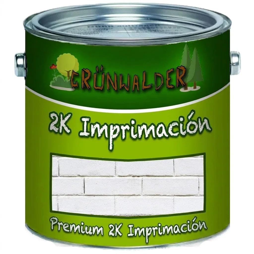 Imprimación premium 2-K incluye endurecedor como set blanco, gris, negro, tono de color a elegir (20 l, blanco RAL 9010)