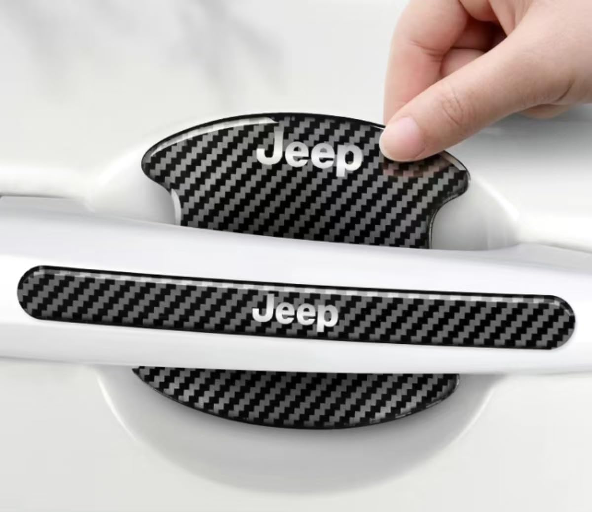 Amazon.co.jp: ジープ 車用ドアハンドル プロテクター 保護 外装