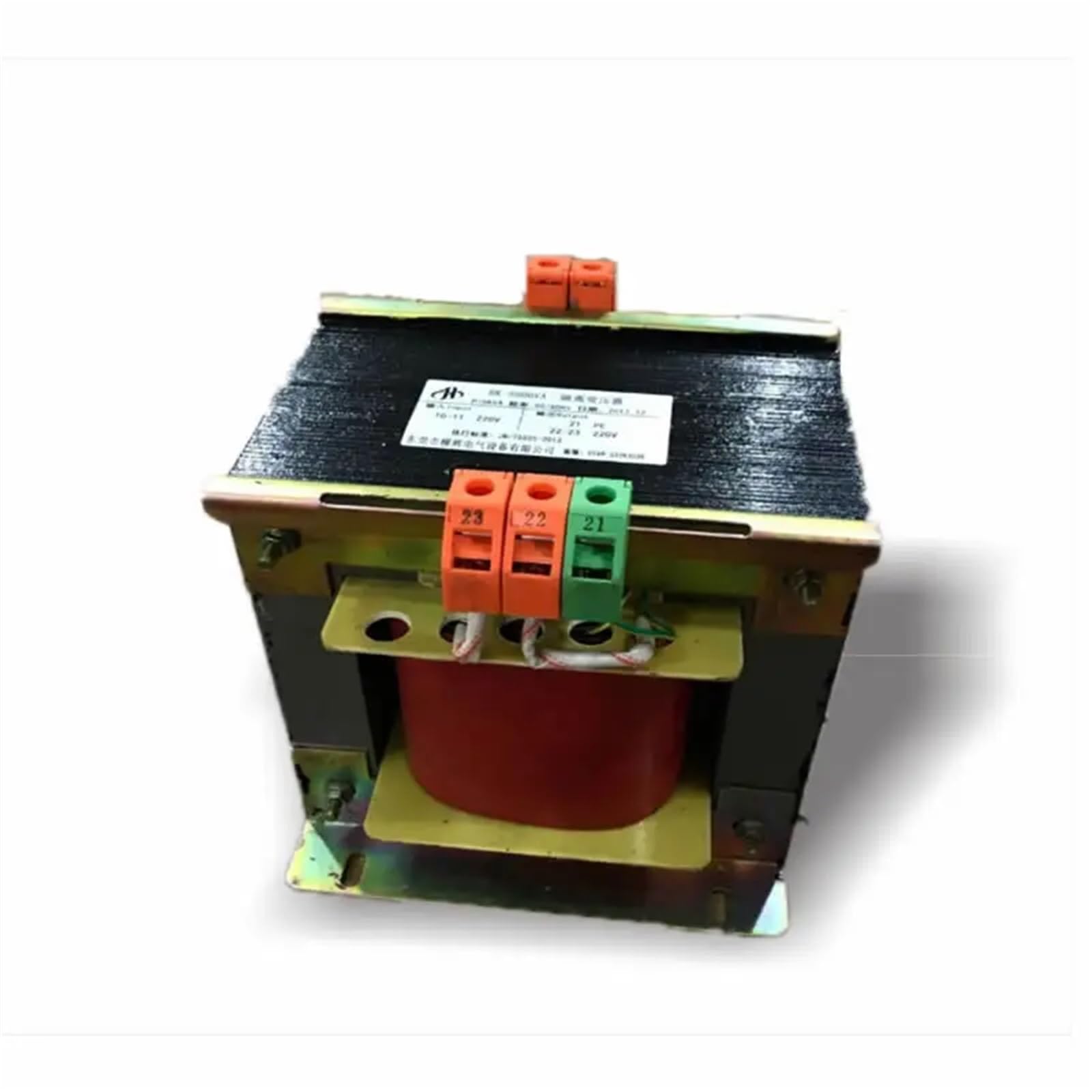 Transformador de aislamiento monofásico de 220 V CA a monofásico de 380 V CA BK-1500 VA, 1,5 kW