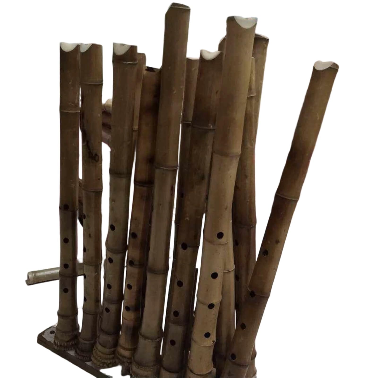 Instrument Na Flecie Bambusowym Instrument Shakuhachi Wykonany Z Naturalnych Materiałów Wytrzymały I Łatwy Do Nauki(Pipe D is 1.8 feet)