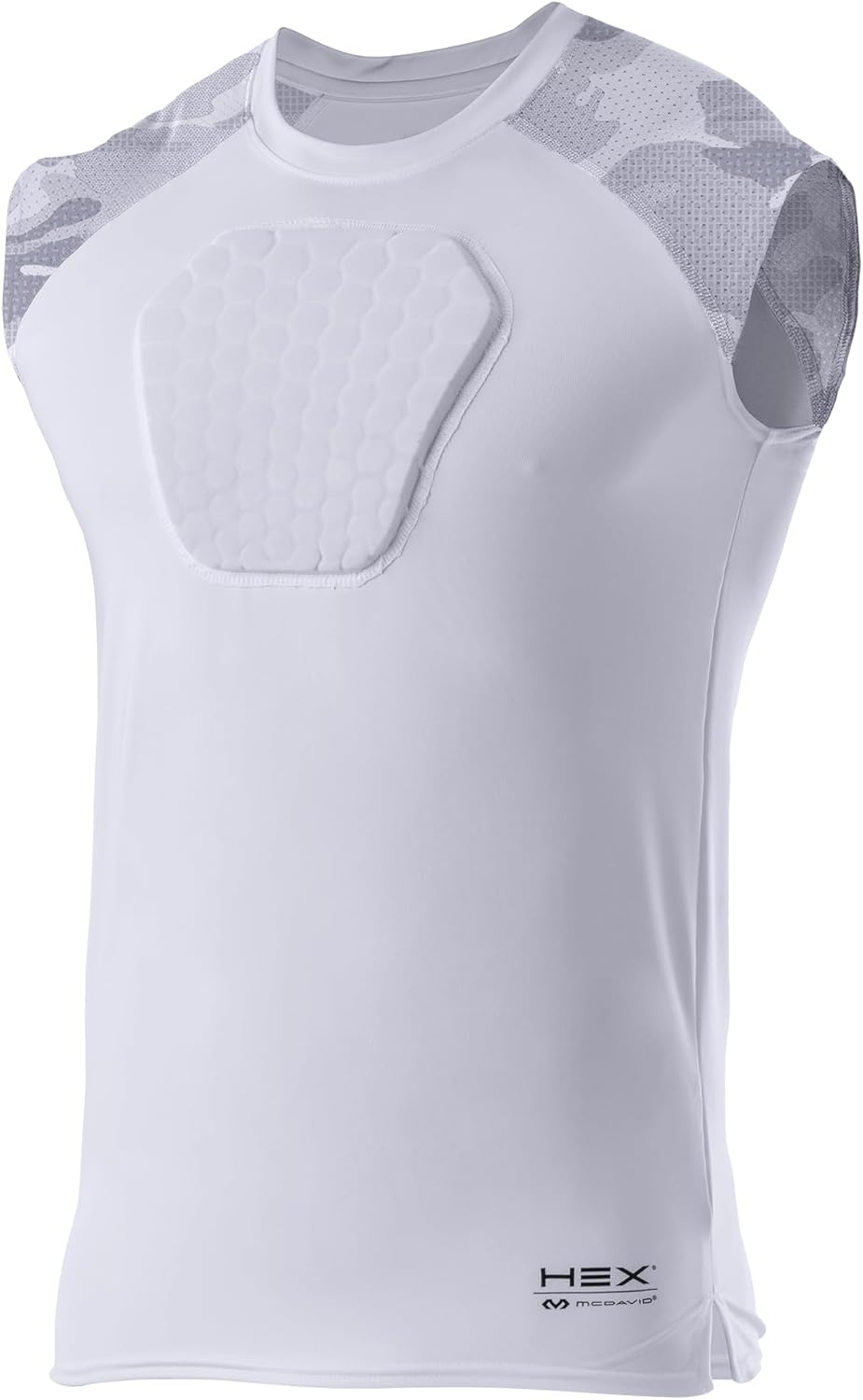 McDavid Youth Chest Protector Baseball Heart Guard Sternum Protection Compression Shirt. HEX Padded Shirt