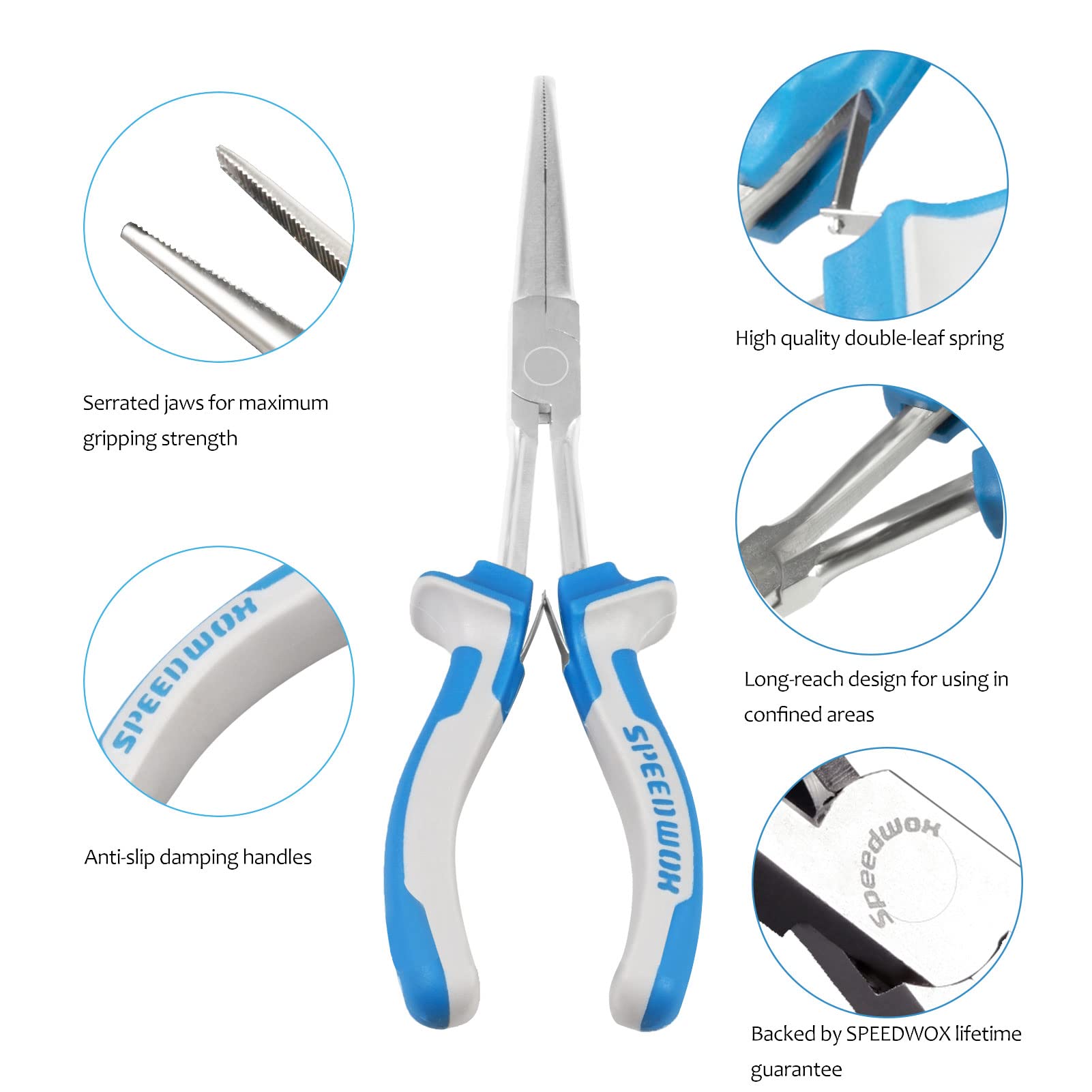 Long Tweezers SPEEDWOX Mini Chain Nose Pliers Jewelry