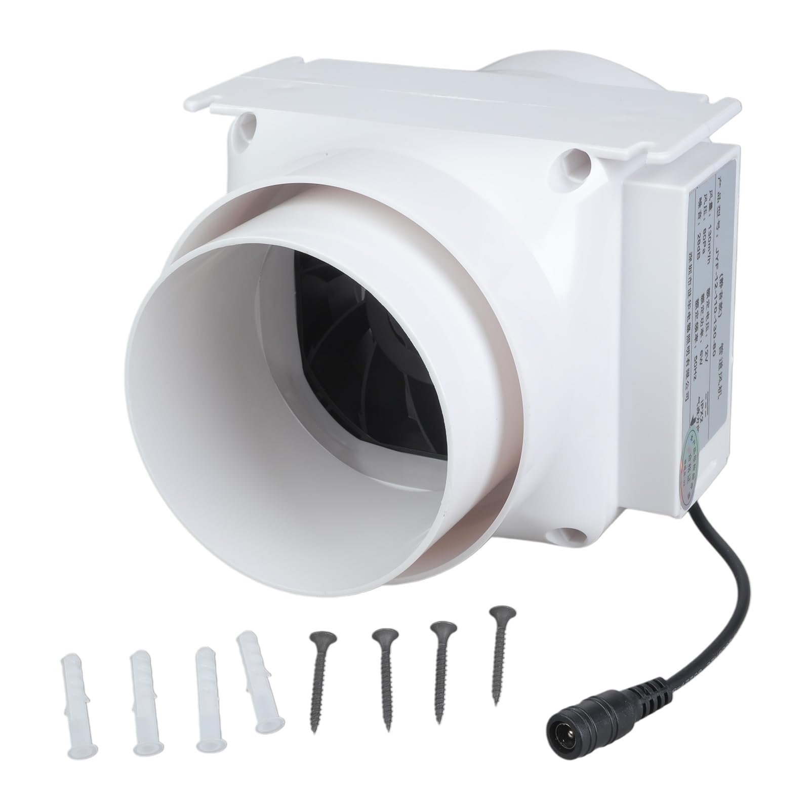 Quiet Operations Pipe Ventilation Fan for Indoor Air Improvement Heating Cooling Mixing Flows Air Circulation Greenhouse Ventilation