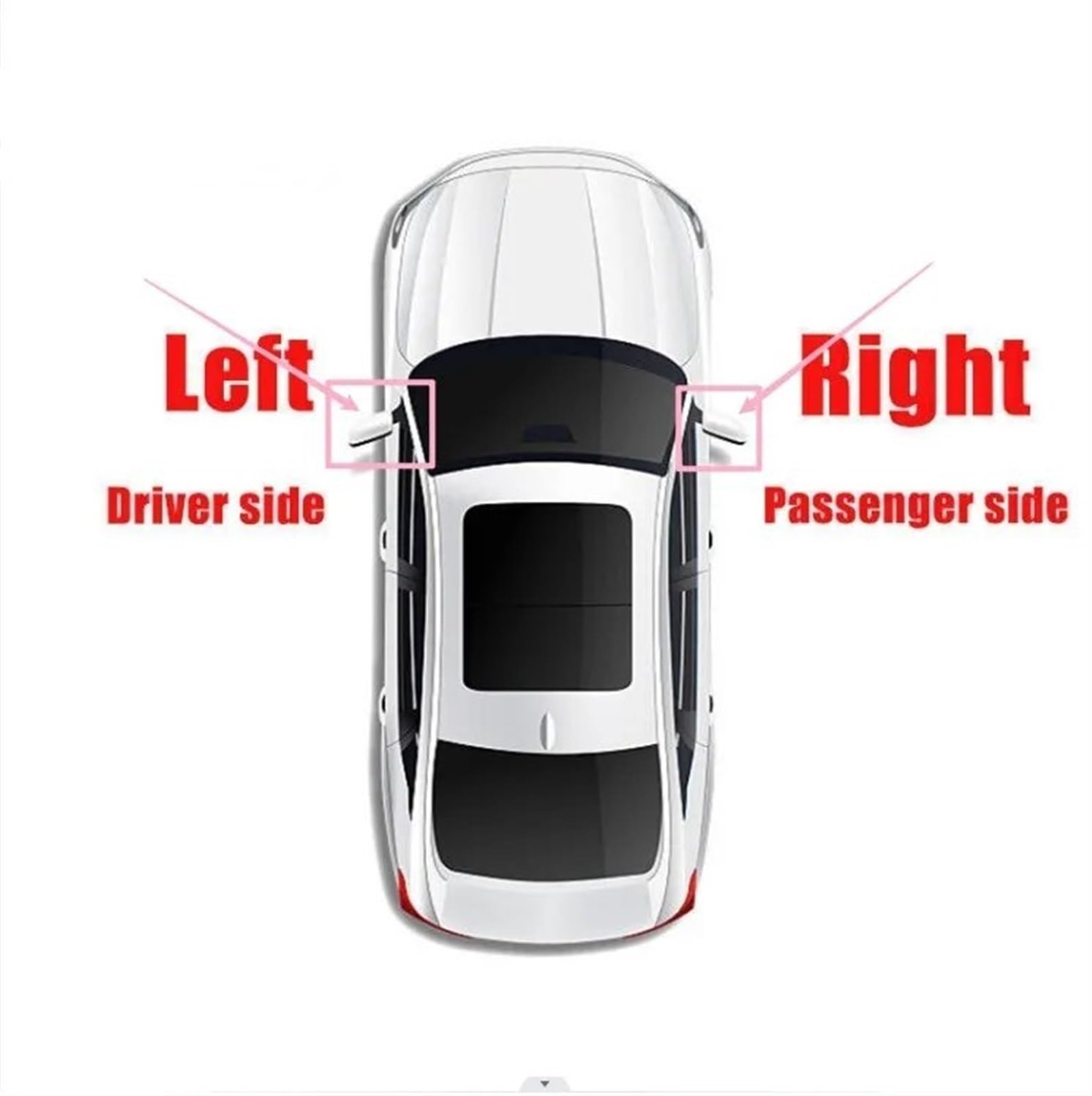 Complet Rétroviseur KIA Sportage R 2011-2016 7 Broches Électrique Gauche Blanc - Bras Latéral
